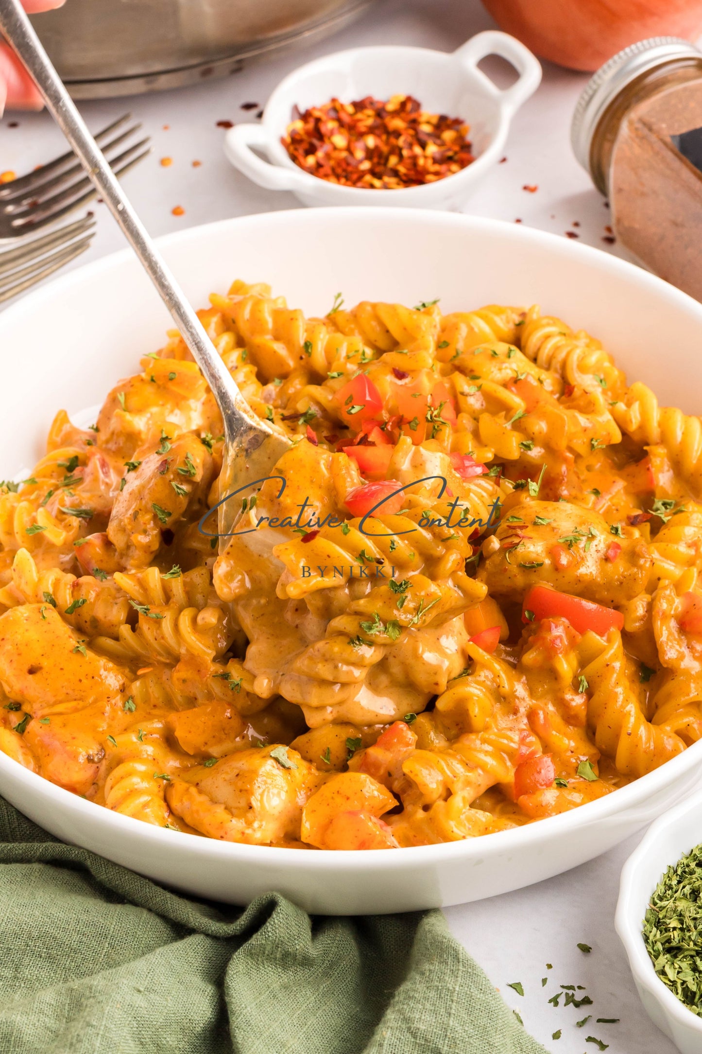 Cheesy Rotel Chicken Pasta  -  Exclusive