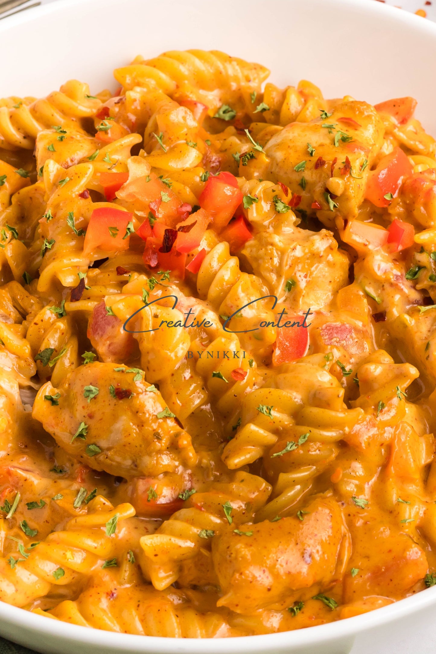 Cheesy Rotel Chicken Pasta  -  Exclusive