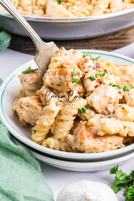 Chicken Garlic Parmesan Pasta -  Exclusive