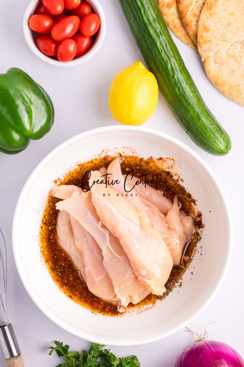 Chicken Gyros + Tzatziki Sauce - Set 1 of 2