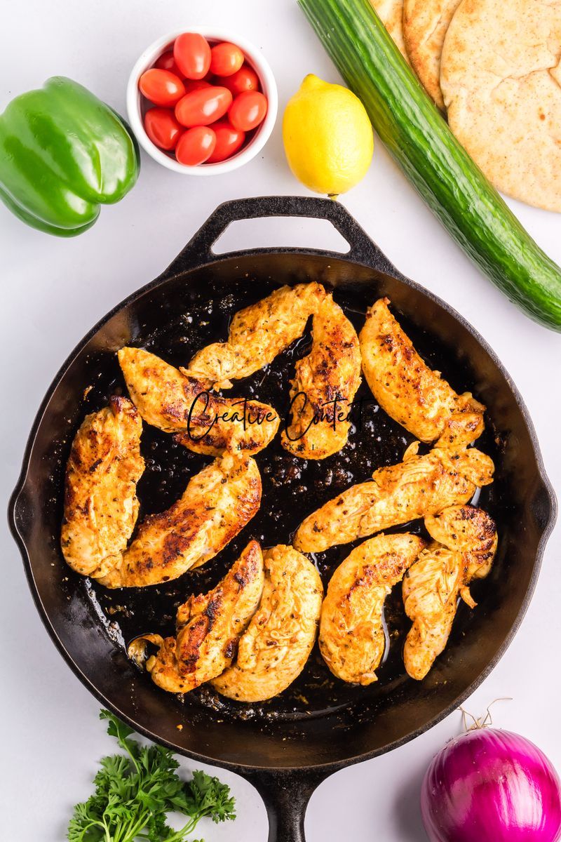 Chicken Gyros + Tzatziki Sauce - Set 1 of 2