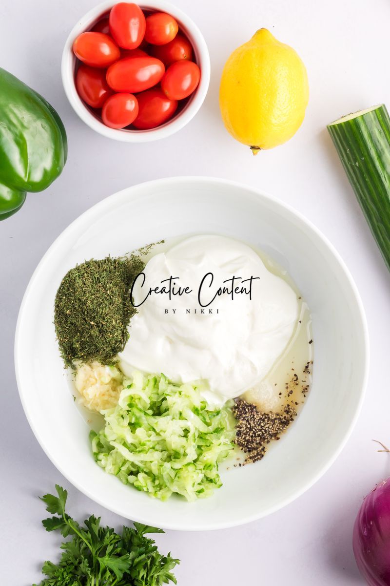 Chicken Gyros + Tzatziki Sauce - Set 1 of 2