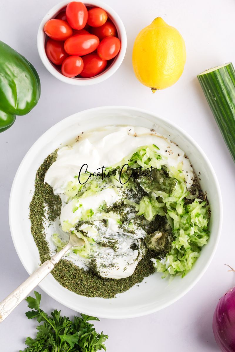 Chicken Gyros + Tzatziki Sauce - Set 1 of 2