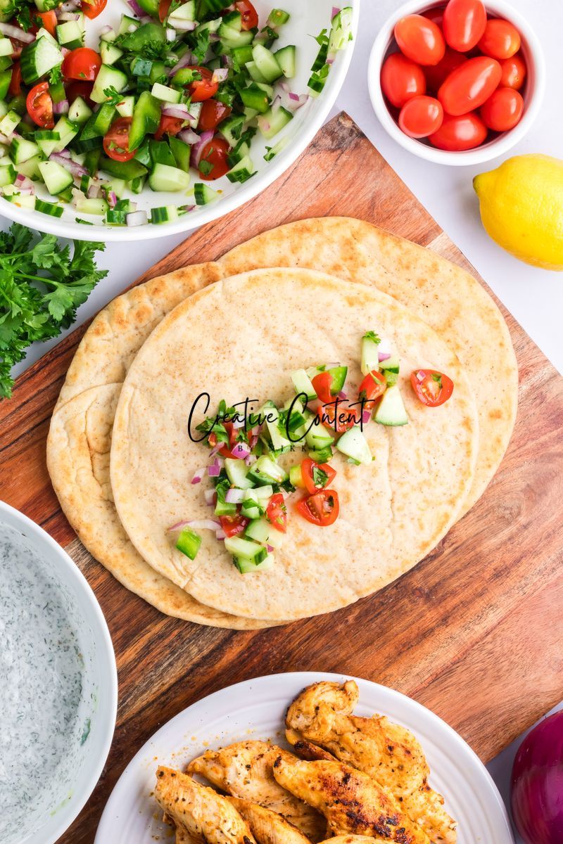 Chicken Gyros + Tzatziki Sauce - Set 1 of 2