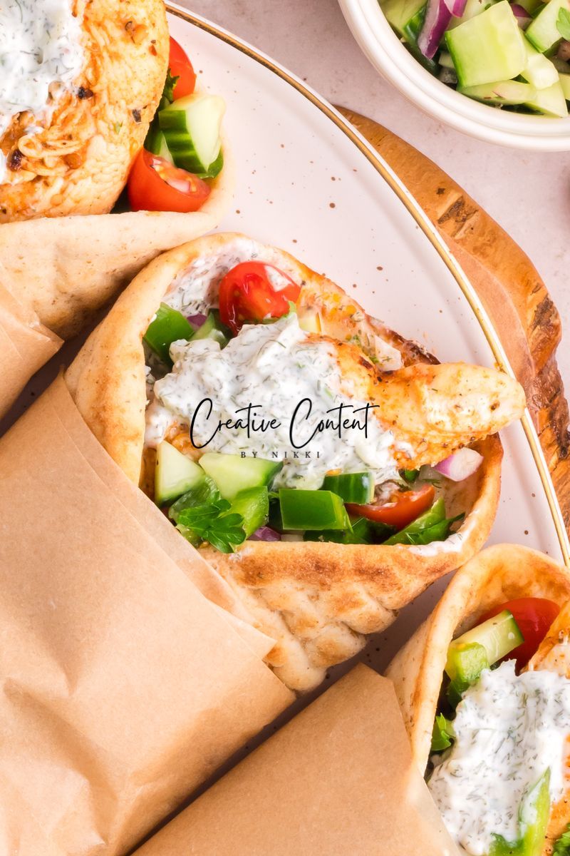 Chicken Gyros + Tzatziki Sauce - Set 1 of 2