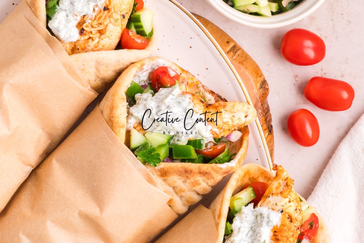 Chicken Gyros + Tzatziki Sauce - Set 1 of 2