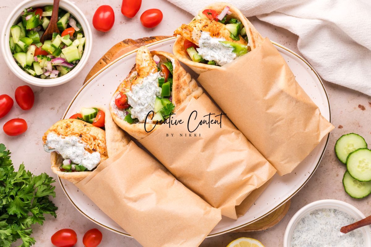 Chicken Gyros + Tzatziki Sauce - Set 1 of 2