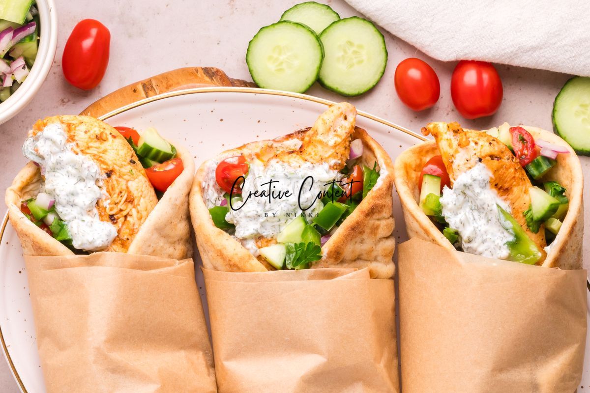 Chicken Gyros + Tzatziki Sauce - Set 1 of 2