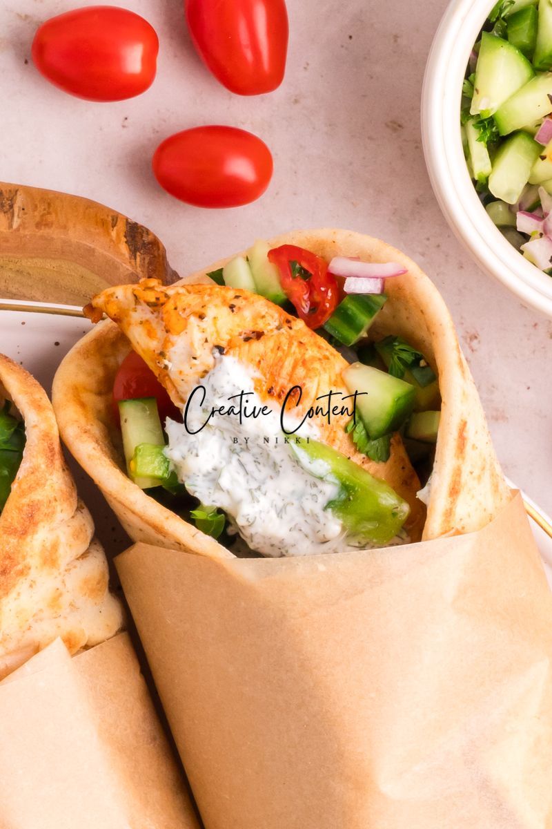 Chicken Gyros + Tzatziki Sauce - Set 1 of 2