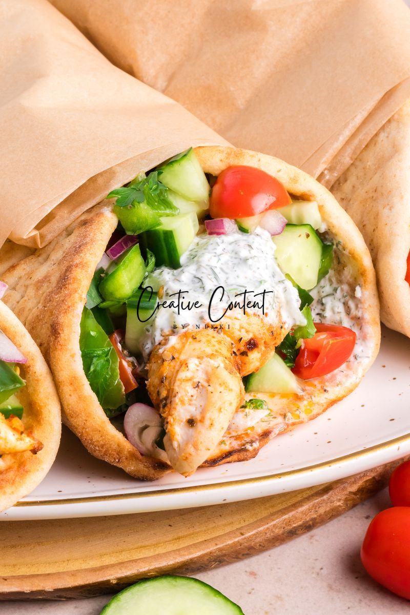 Chicken Gyros + Tzatziki Sauce - Set 1 of 2