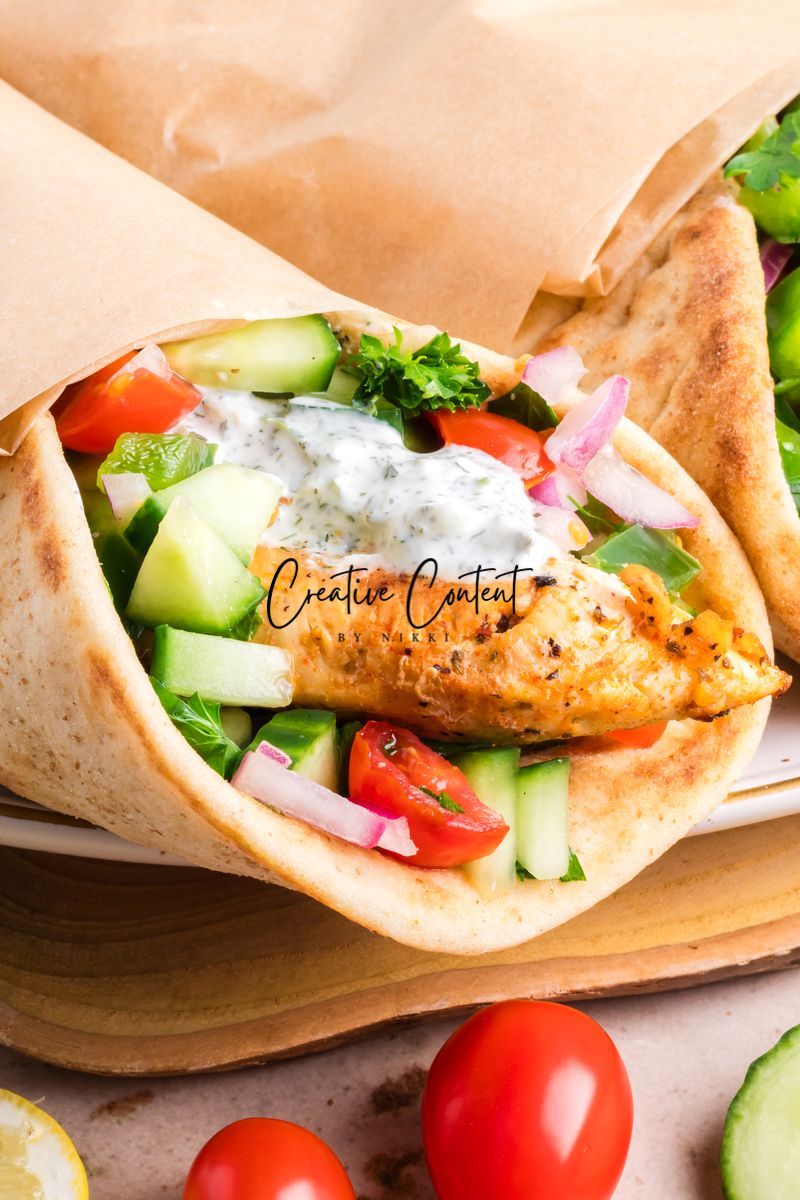Chicken Gyros + Tzatziki Sauce - Set 1 of 2