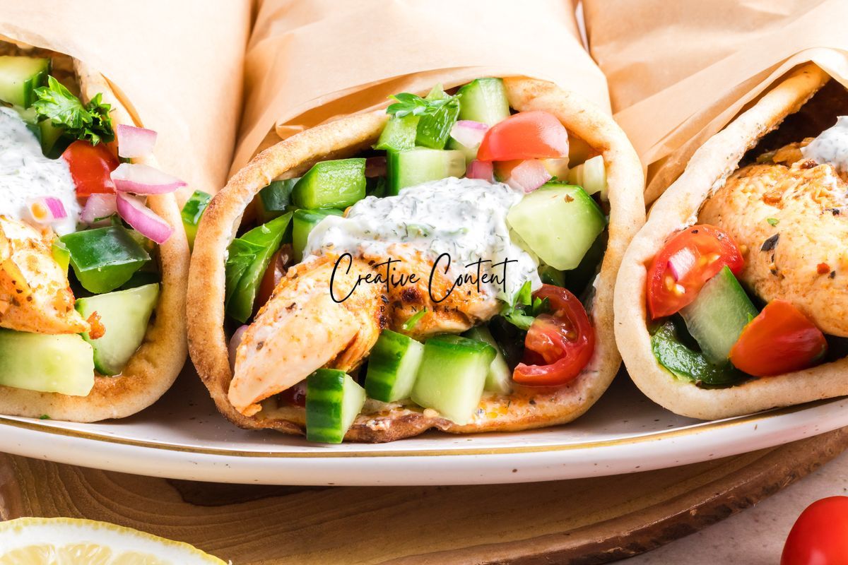 Chicken Gyros + Tzatziki Sauce - Set 1 of 2