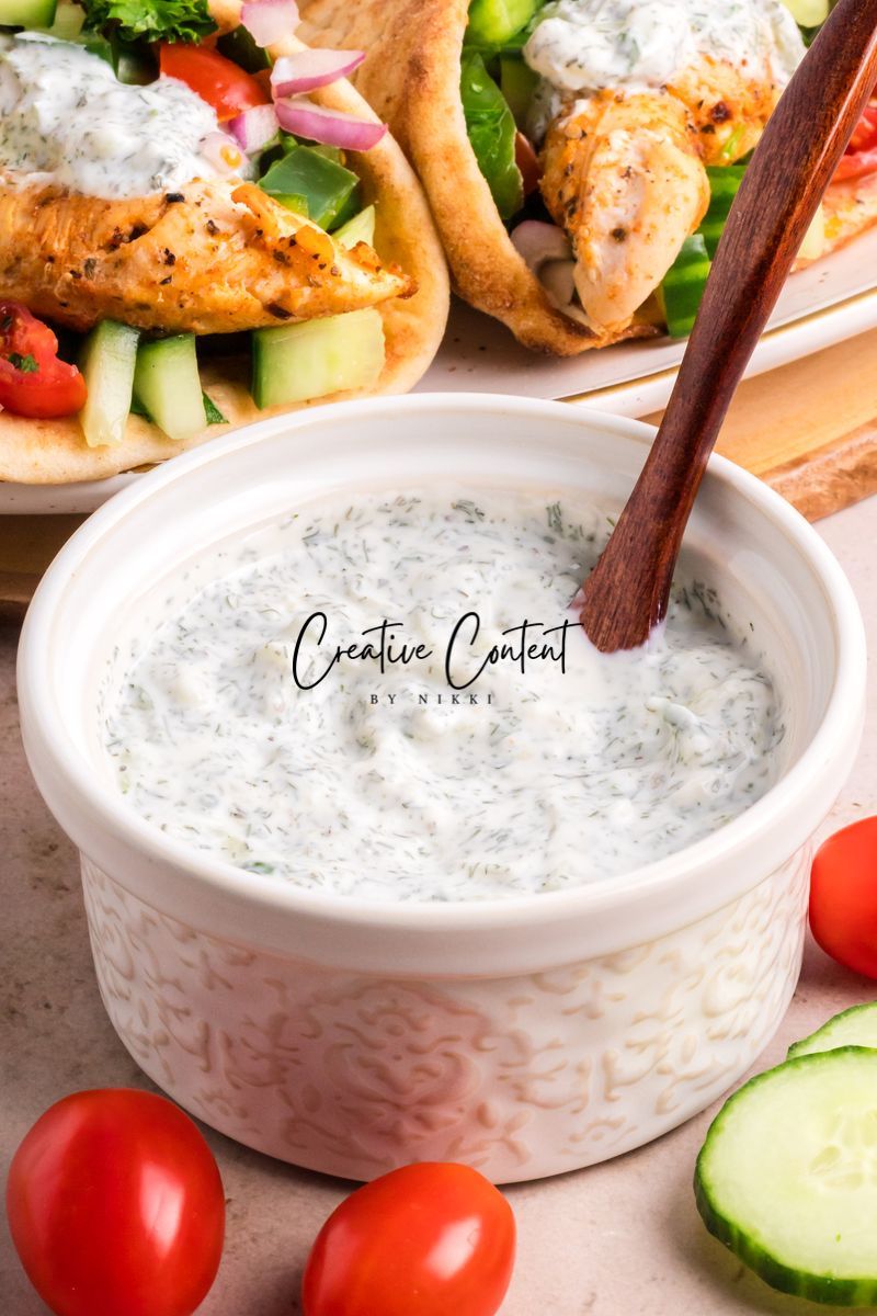 Chicken Gyros + Tzatziki Sauce - Set 1 of 2
