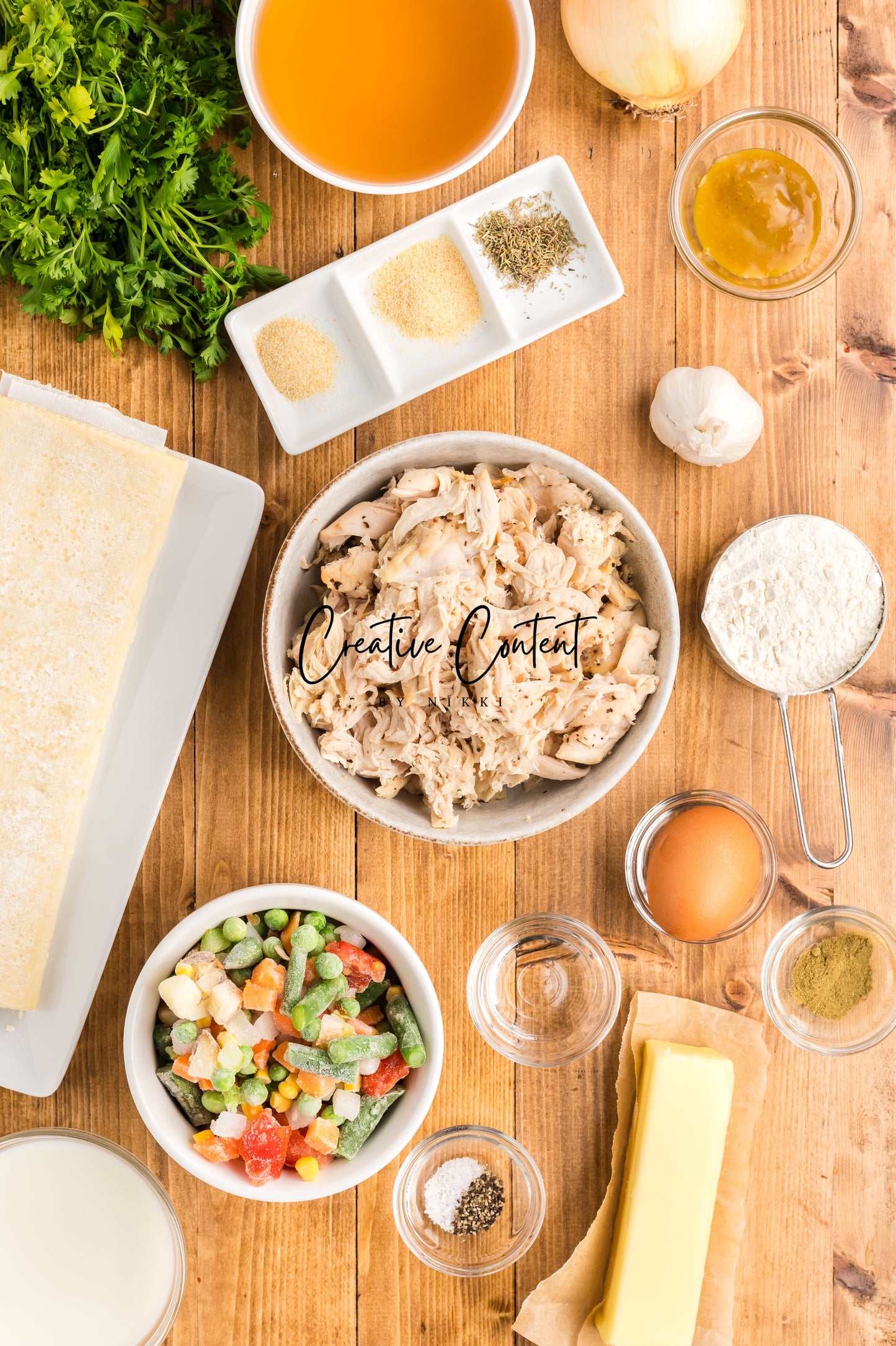Chicken Pot Pie and Puff Pastry - Exclusive