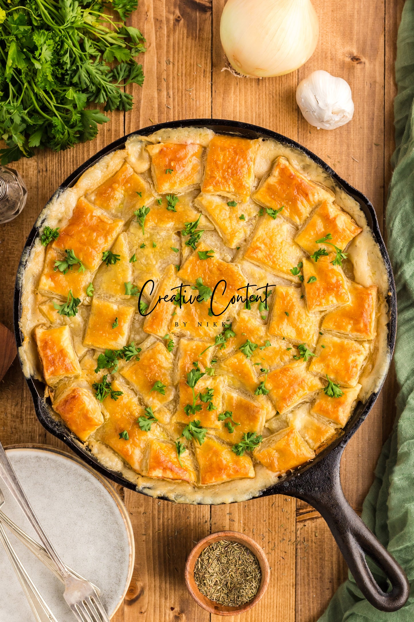 Chicken Pot Pie and Puff Pastry - Exclusive