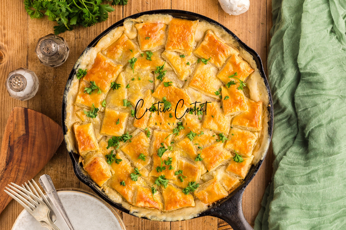 Chicken Pot Pie and Puff Pastry - Exclusive
