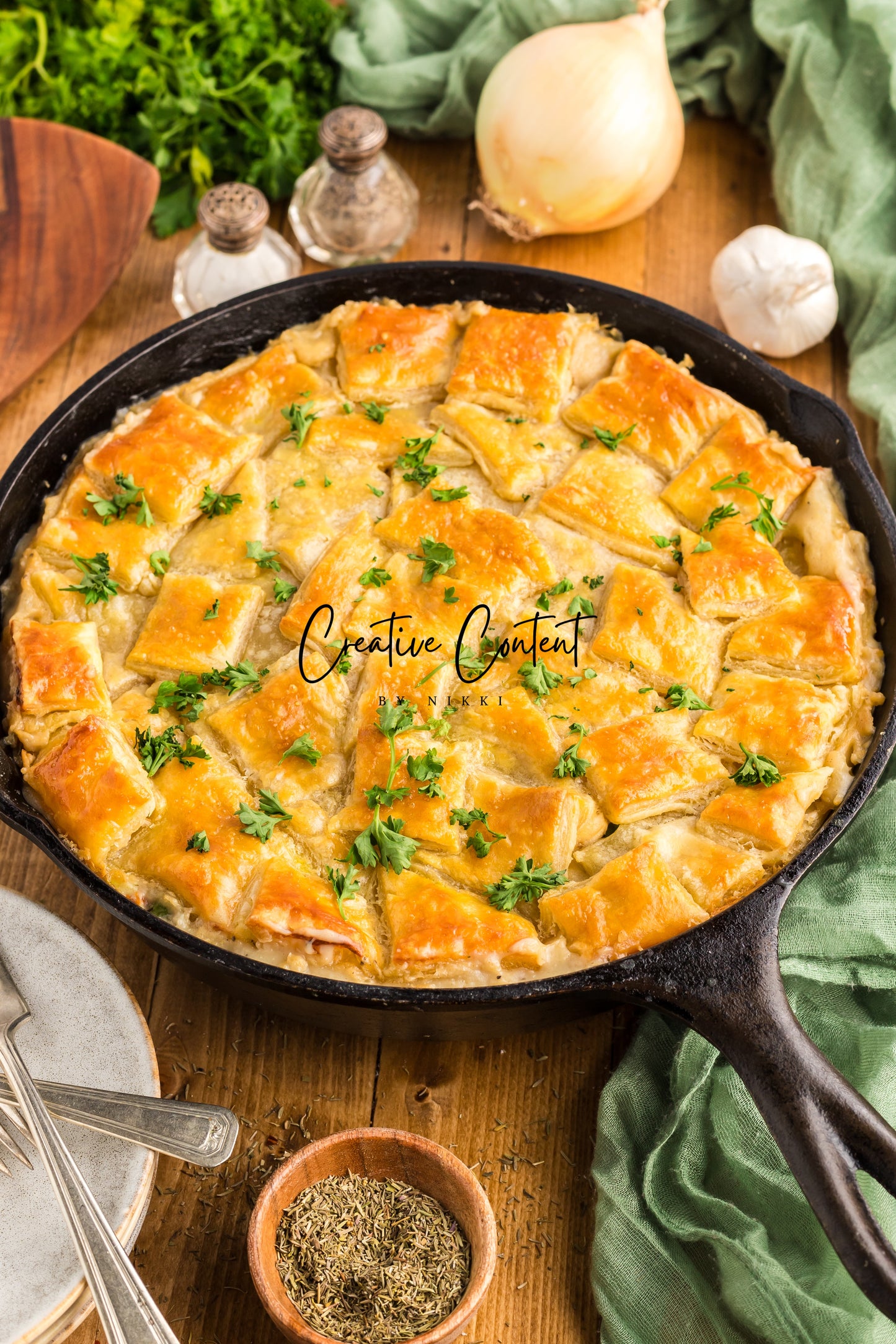 Chicken Pot Pie and Puff Pastry - Exclusive
