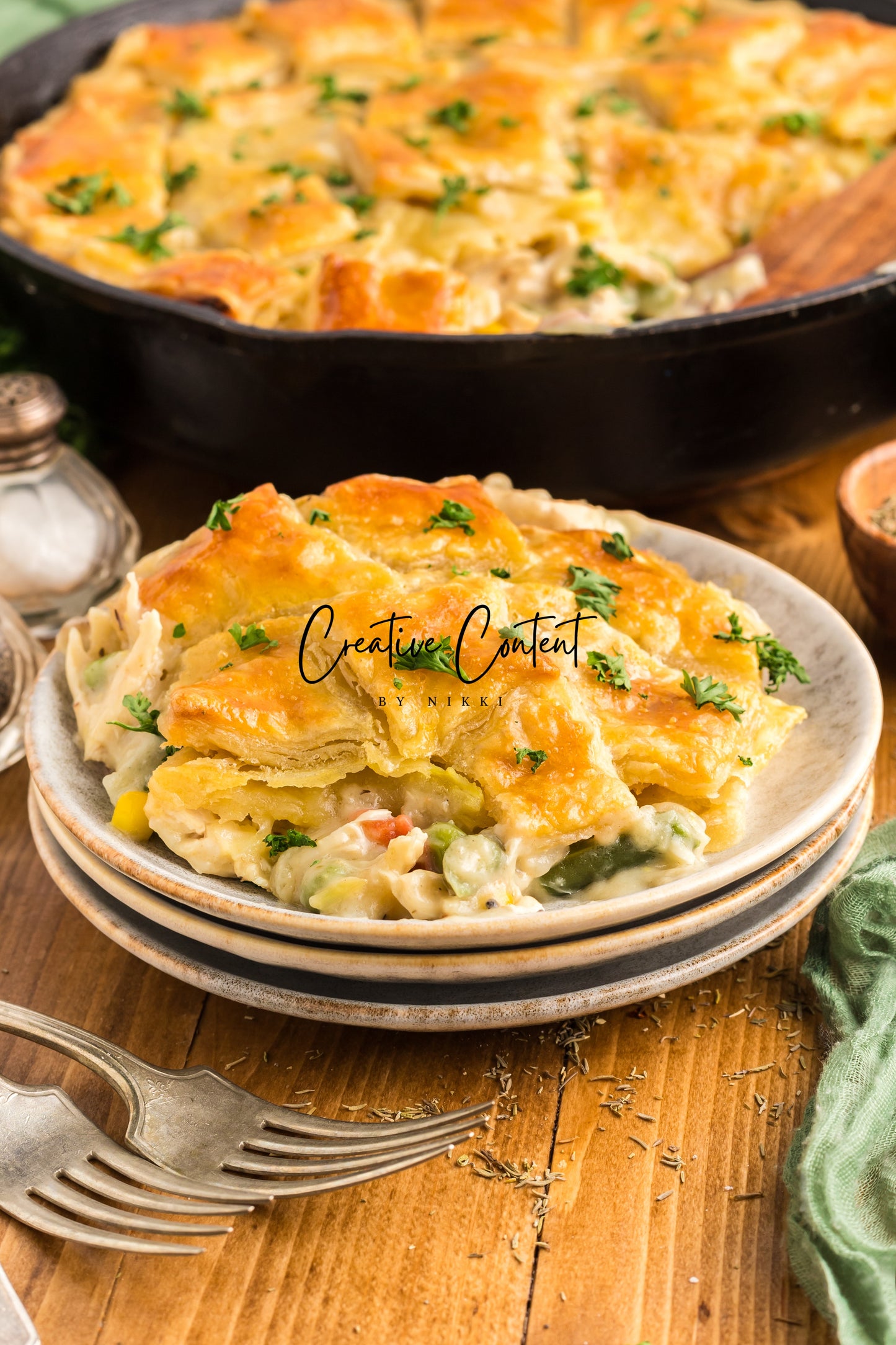 Chicken Pot Pie and Puff Pastry - Exclusive