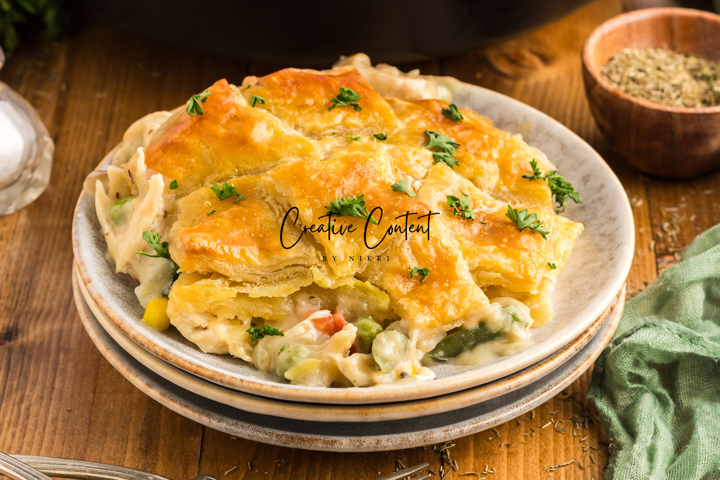 Chicken Pot Pie and Puff Pastry - Exclusive