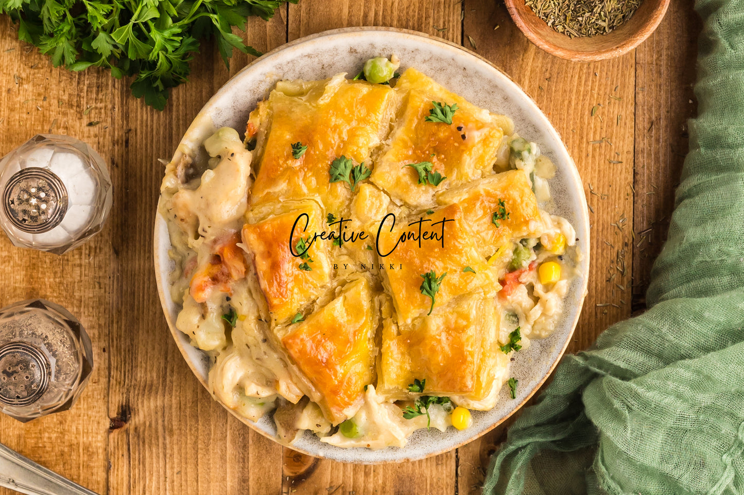 Chicken Pot Pie and Puff Pastry - Exclusive