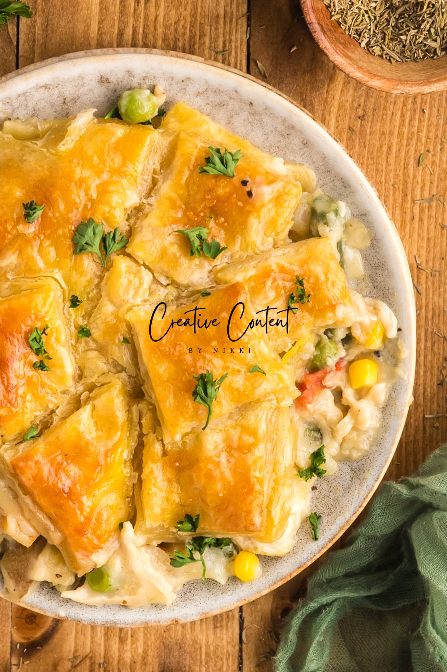 Chicken Pot Pie and Puff Pastry - Exclusive