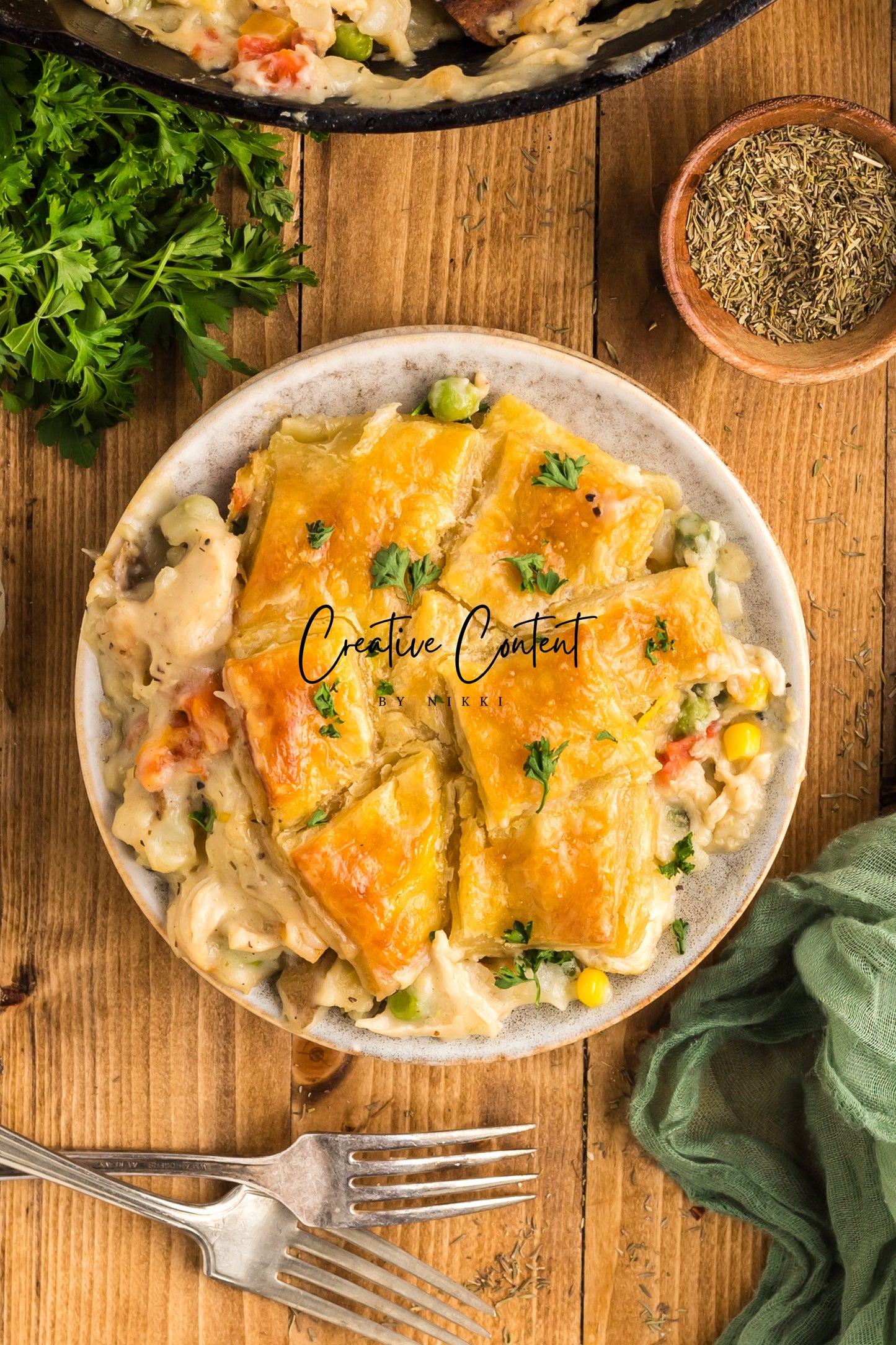 Chicken Pot Pie and Puff Pastry - Exclusive