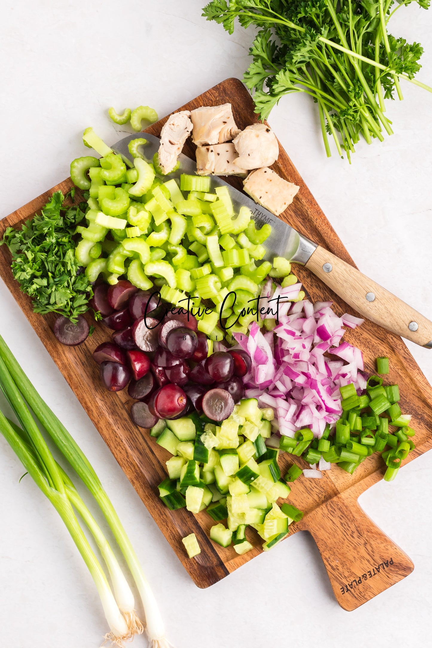 Chicken Salad with Grapes and Walnuts - Set 2 of 2