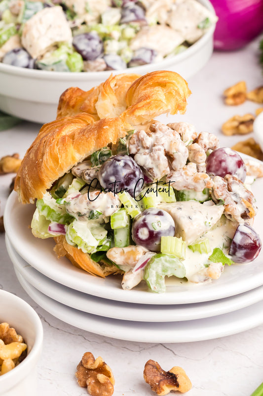 Chicken Salad with Grapes and Walnuts - Set 1 of 2