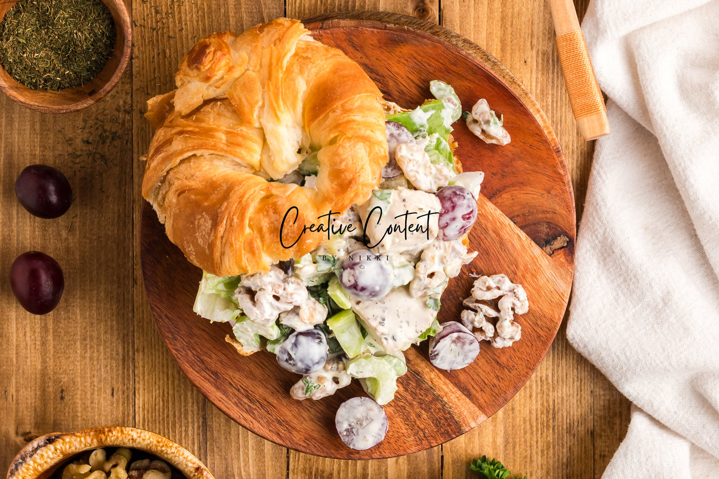 Chicken Salad with Grapes and Walnuts - Set 2 of 2