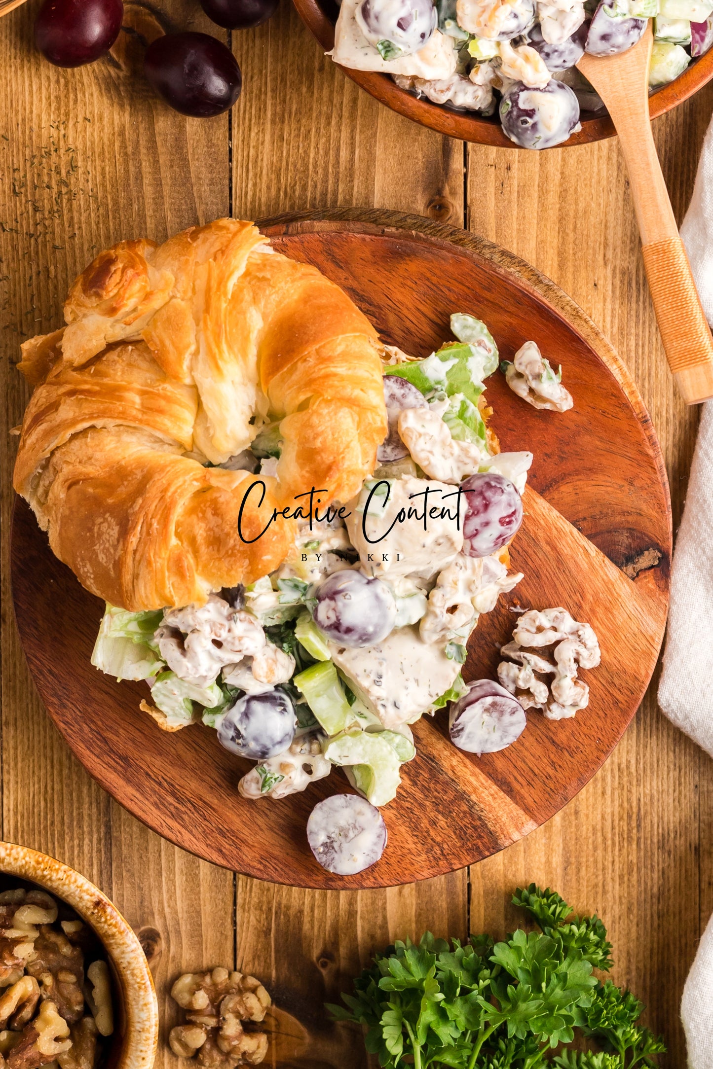 Chicken Salad with Grapes and Walnuts - Set 2 of 2