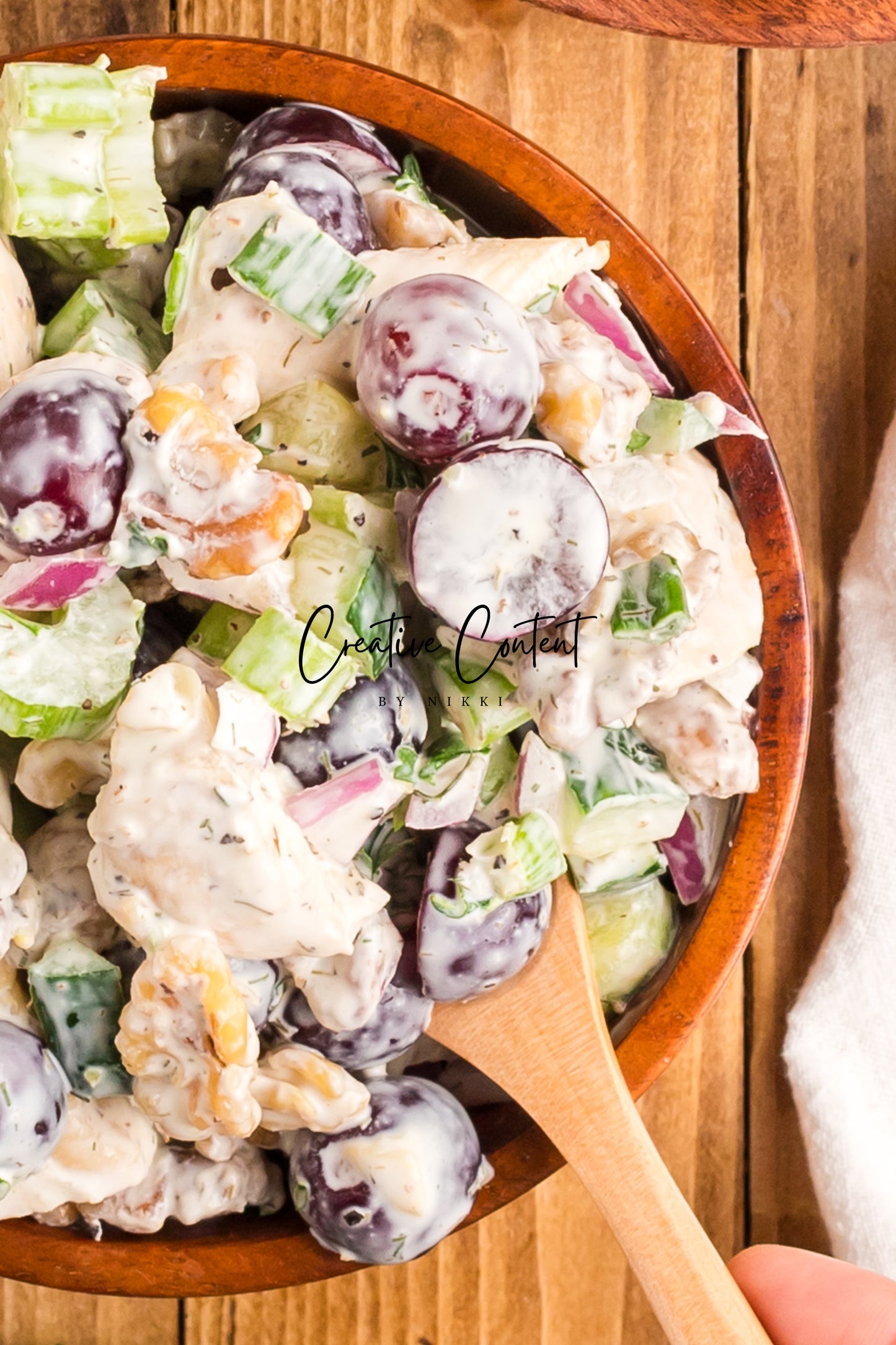 Chicken Salad with Grapes and Walnuts - Set 2 of 2