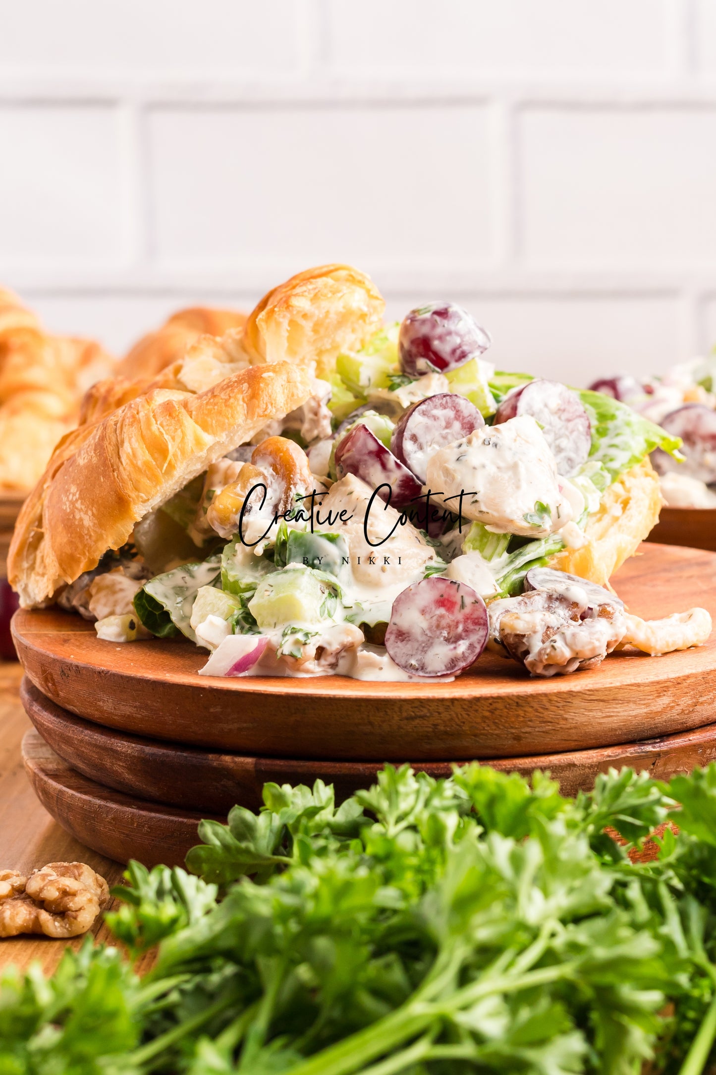 Chicken Salad with Grapes and Walnuts - Set 2 of 2