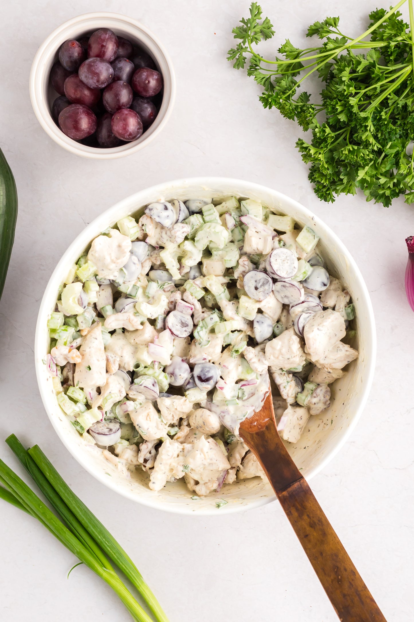 Chicken Salad with Grapes and Walnuts - Set 1 of 2