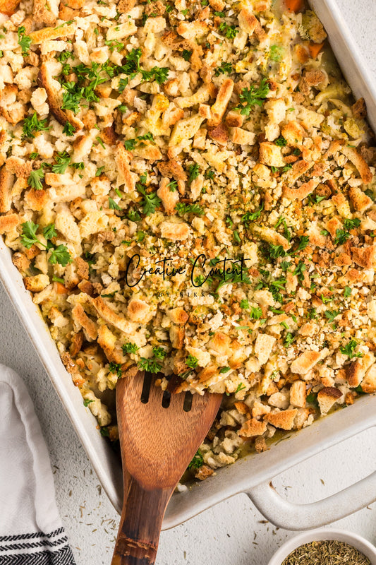 Chicken Stuffing Casserole - Exclusive