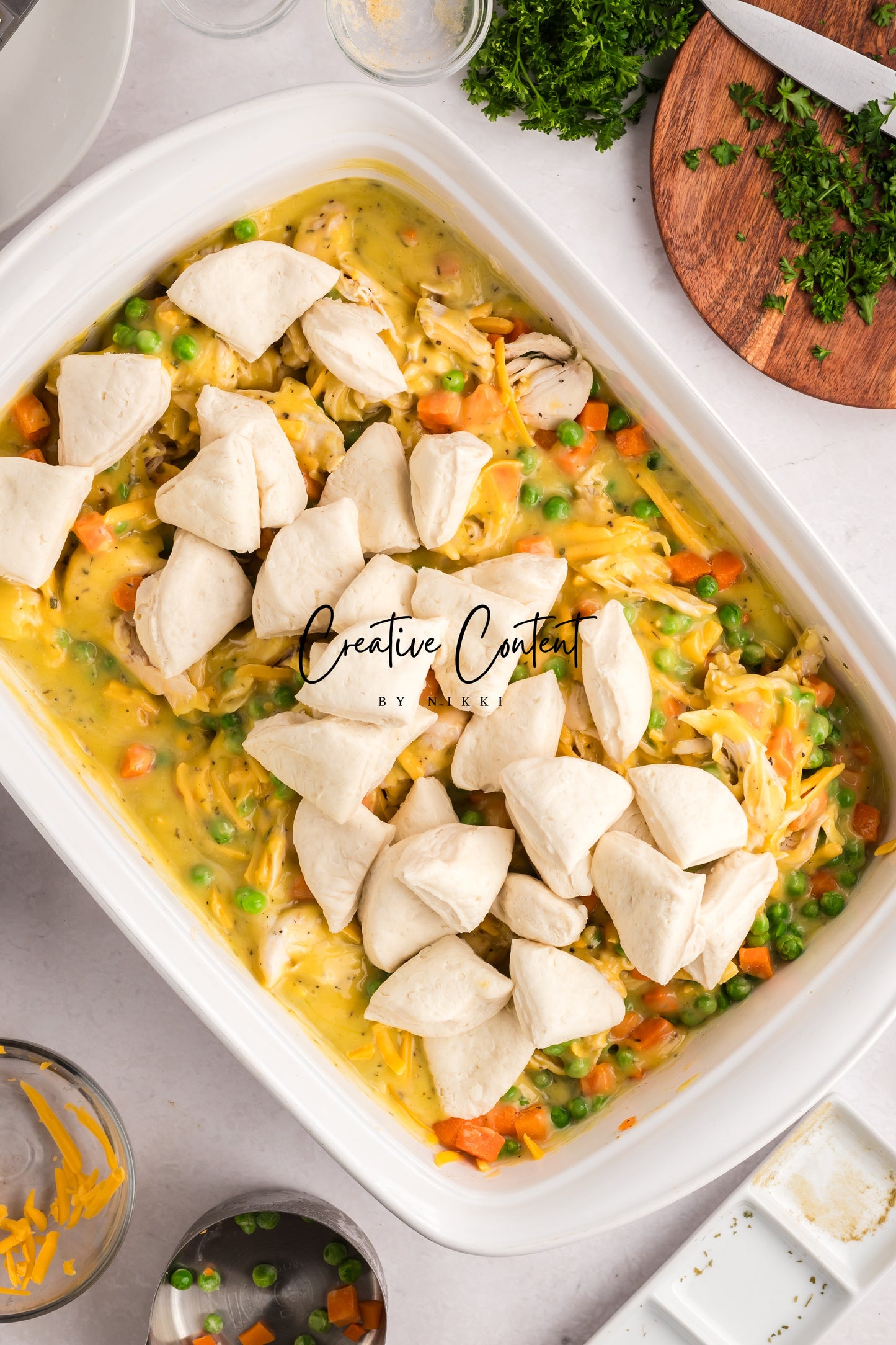 Chicken and Biscuit Casserole - Exclusive