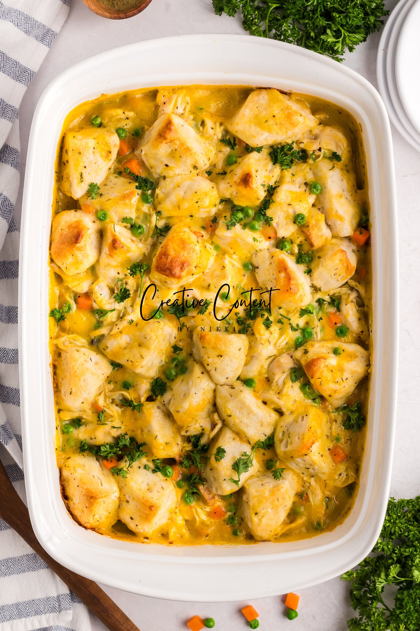 Chicken and Biscuit Casserole - Exclusive