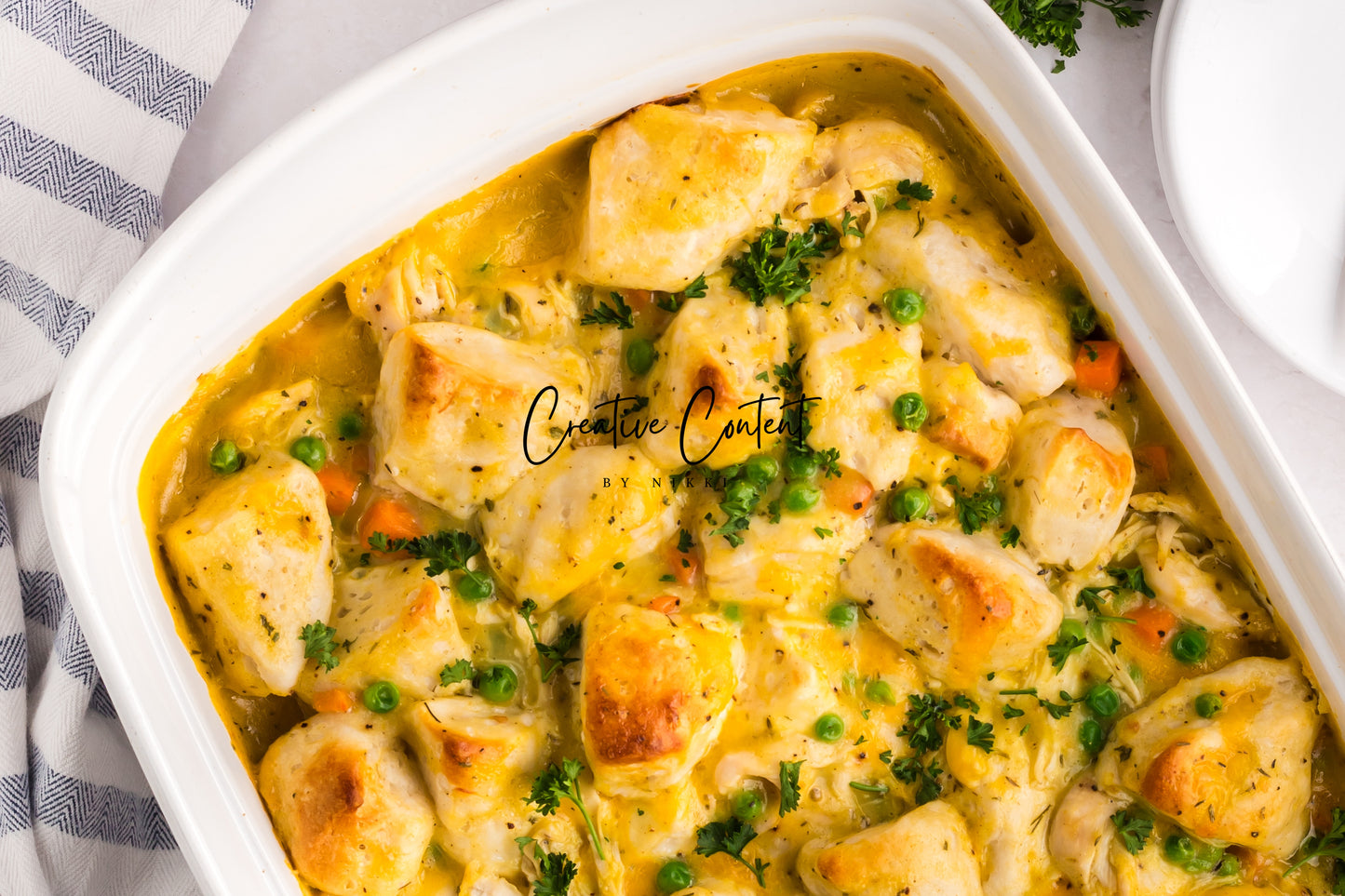 Chicken and Biscuit Casserole - Exclusive