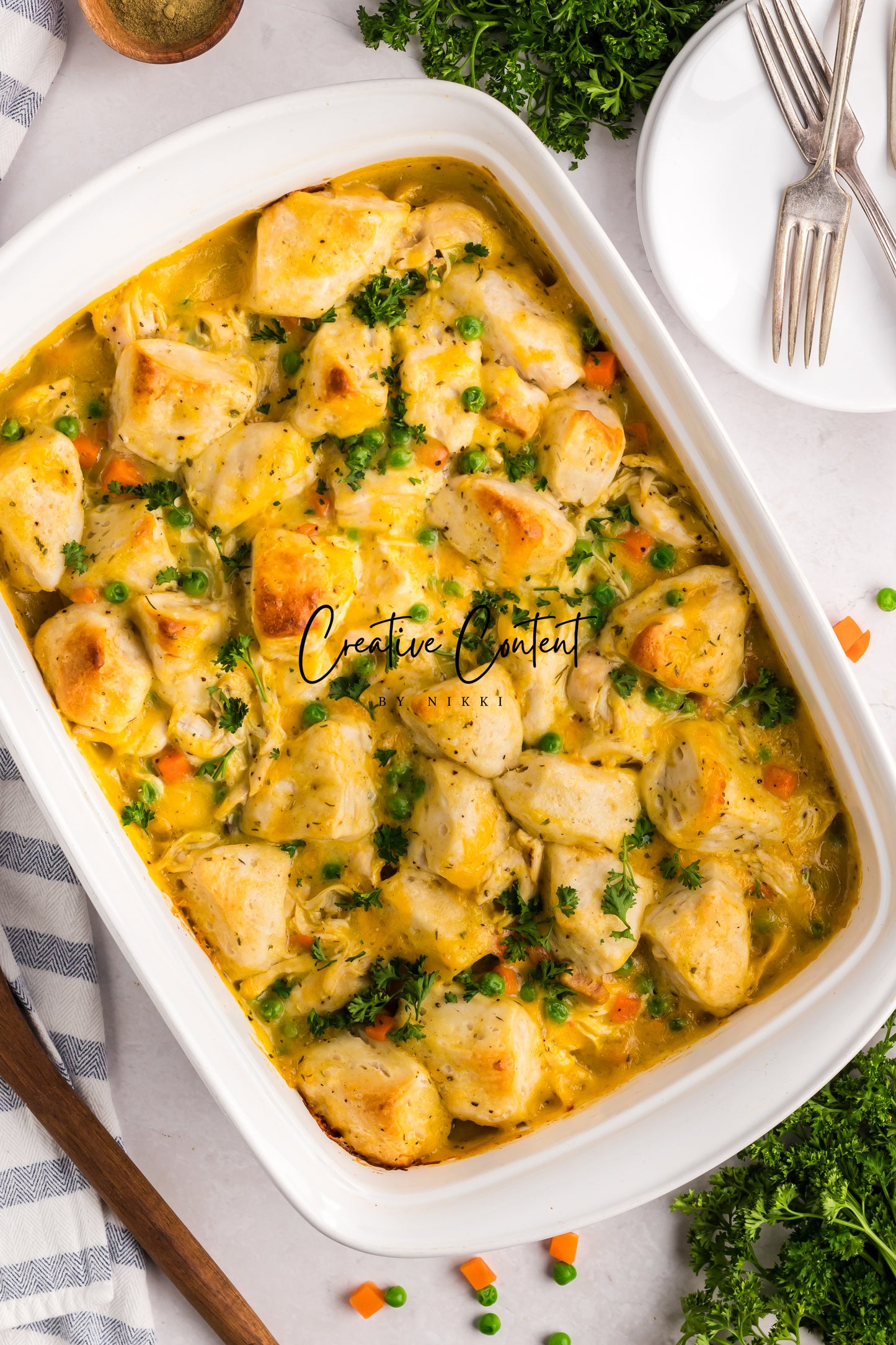 Chicken and Biscuit Casserole - Exclusive