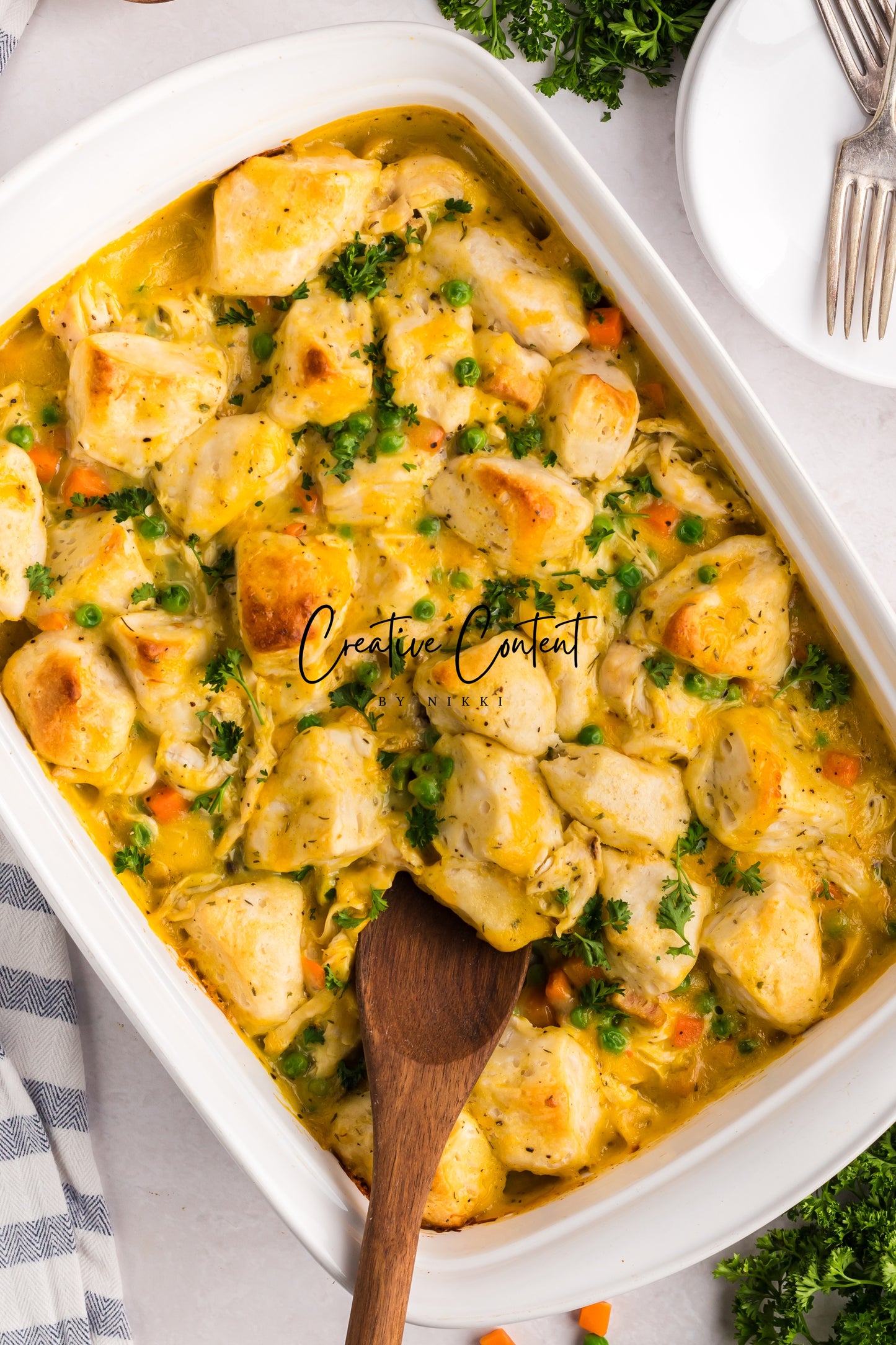 Chicken and Biscuit Casserole - Exclusive
