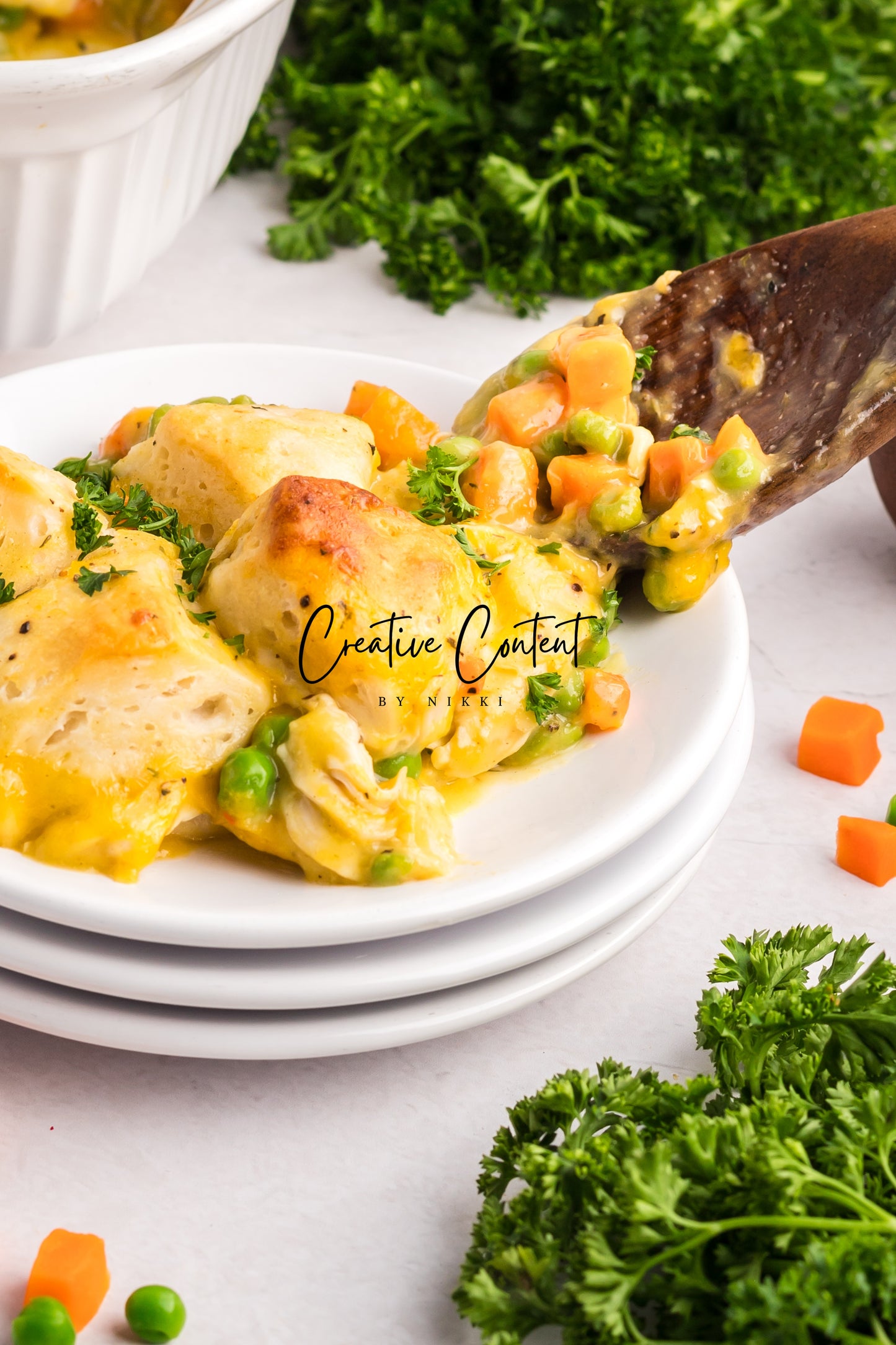 Chicken and Biscuit Casserole - Exclusive