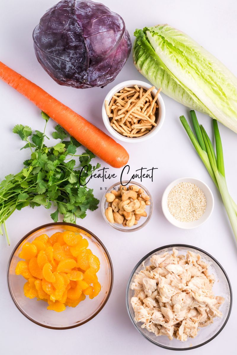 Chinese Chicken Salad With Mandarin Oranges (32 hero shots) - Exclusive