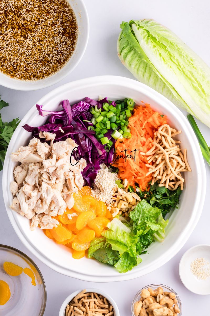 Chinese Chicken Salad With Mandarin Oranges (32 hero shots) - Exclusive