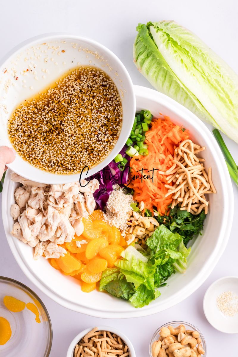 Chinese Chicken Salad With Mandarin Oranges (32 hero shots) - Exclusive