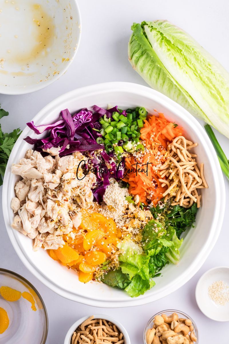 Chinese Chicken Salad With Mandarin Oranges (32 hero shots) - Exclusive