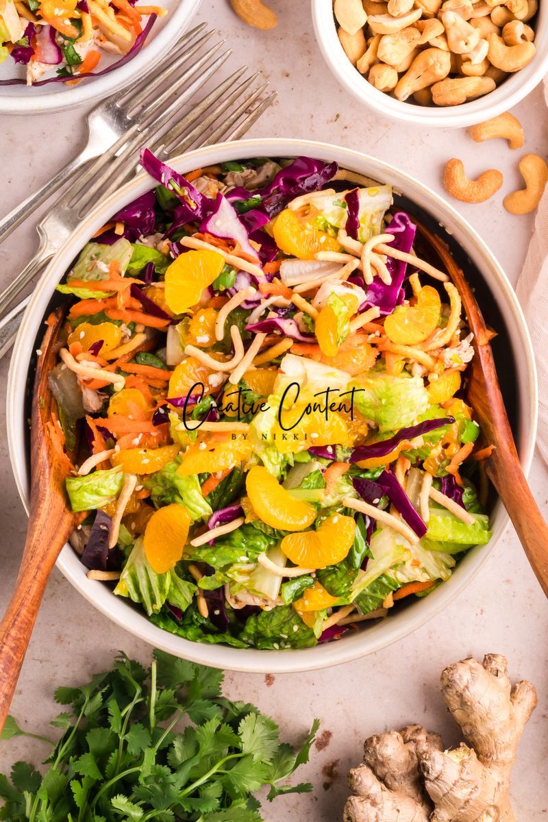 Chinese Chicken Salad With Mandarin Oranges (32 hero shots) - Exclusive