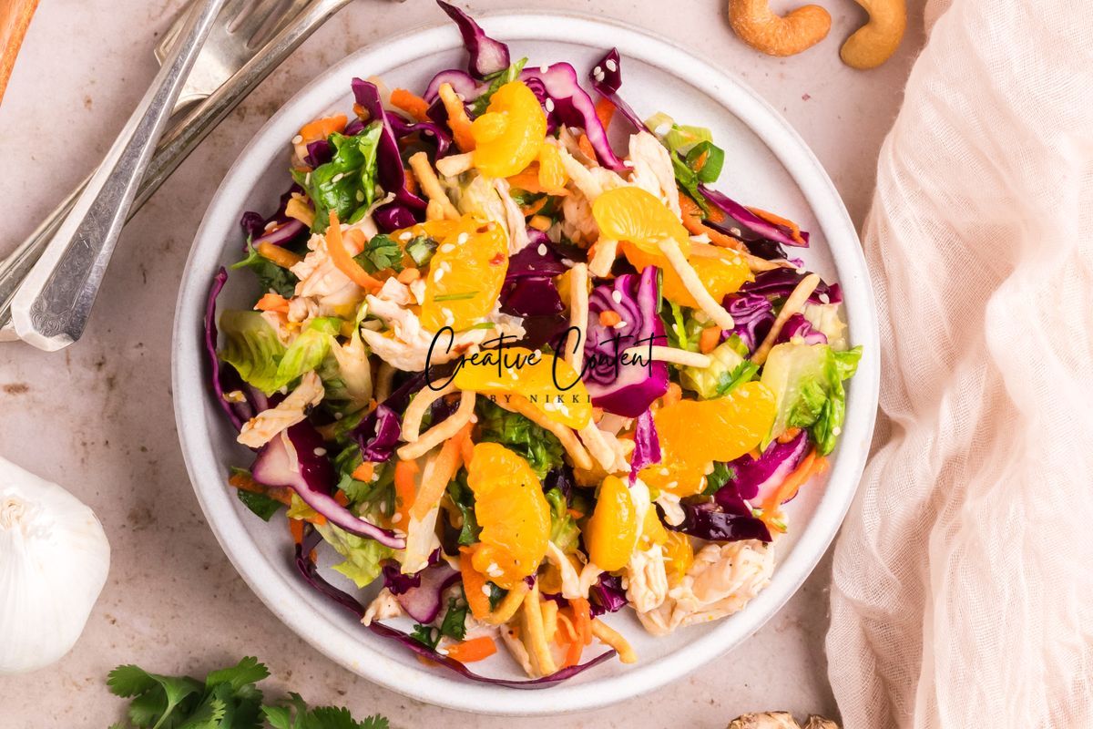 Chinese Chicken Salad With Mandarin Oranges (32 hero shots) - Exclusive