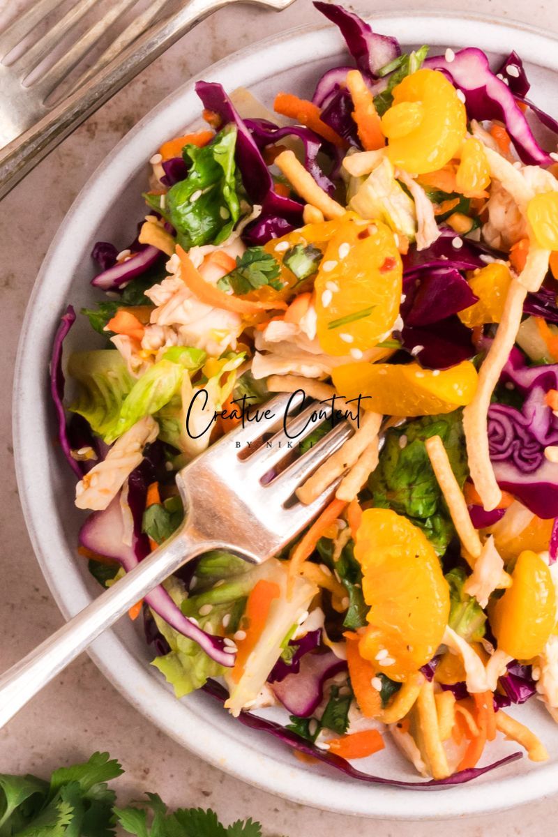 Chinese Chicken Salad With Mandarin Oranges (32 hero shots) - Exclusive