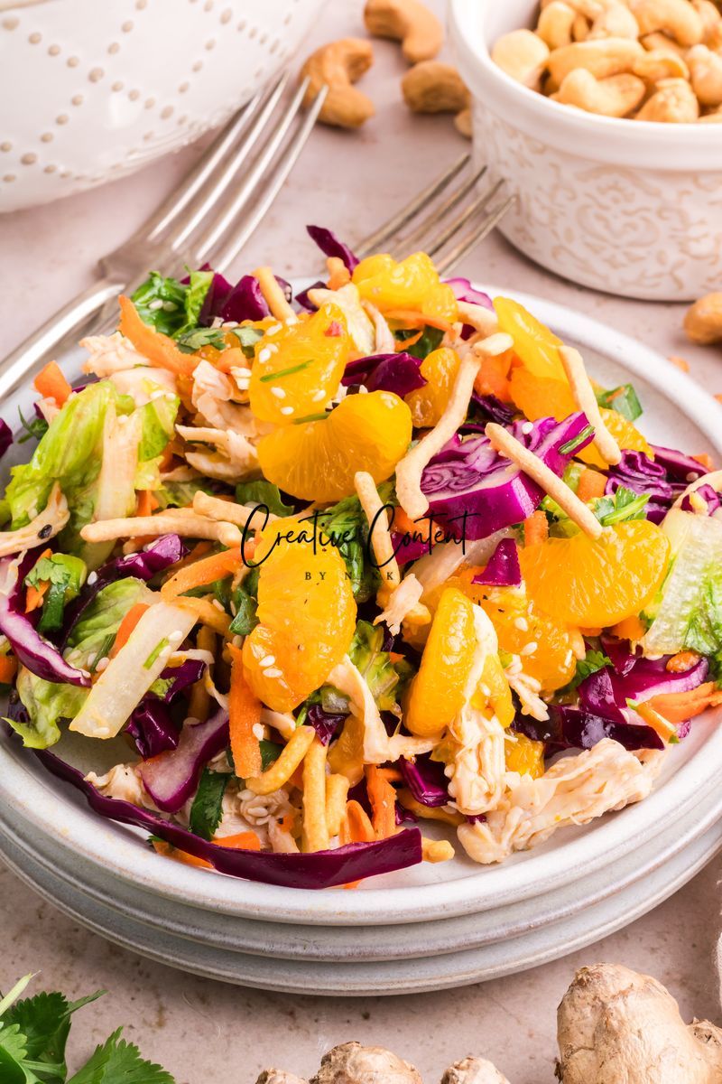 Chinese Chicken Salad With Mandarin Oranges (32 hero shots) - Exclusive