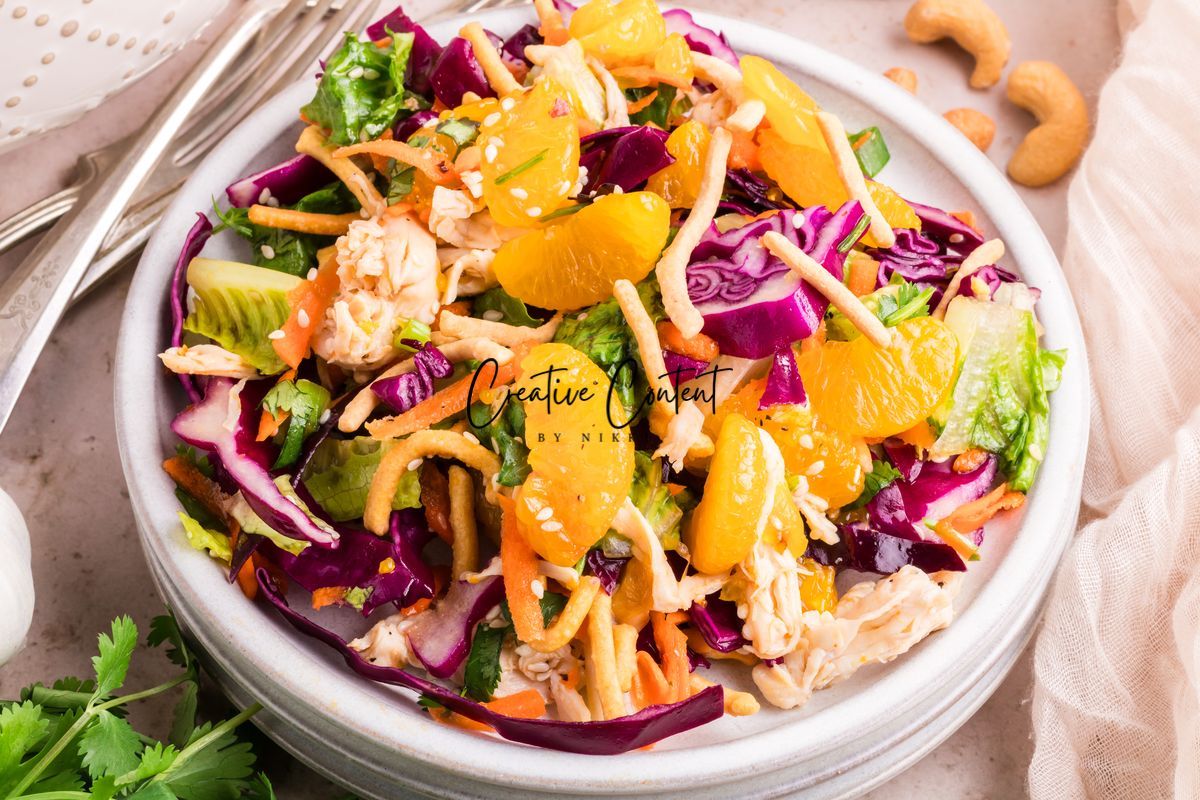 Chinese Chicken Salad With Mandarin Oranges (32 hero shots) - Exclusive