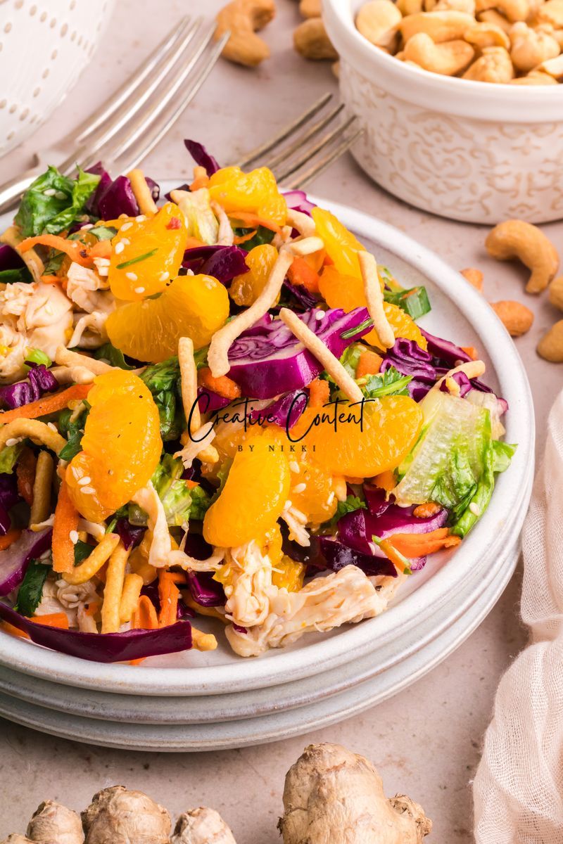 Chinese Chicken Salad With Mandarin Oranges (32 hero shots) - Exclusive
